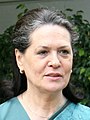 Sonia Gandhi, présidente du Congrès.