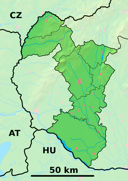 Prietržka is located in Trnava Region