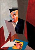 Tristan Tzara retratado por Tihanyi