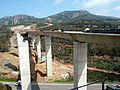 Construcción del viaducto (2009).