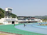 岡山県笠岡陸上競技場（笠岡総合スポーツ公園）（2013年5月）