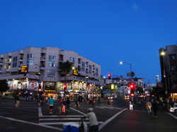 Intersection of 6th and Alvarado streets in the neighborhood, 2018