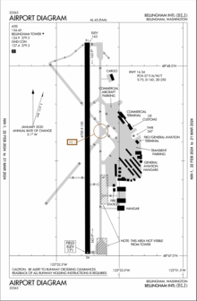FAA airport diagram as of March 2024