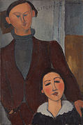 Amedeo Modigliani, Jacques and Berthe Lipchitz, 1916