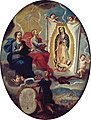 Image 13The Eternal Father Painting the Virgin of Guadalupe. Attributed to Joaquín Villegas (1713 – active in 1753) (Mexican) (painter, Museo Nacional de Arte. (from History of painting)