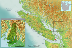 Location of Tsleil-Waututh Nation
