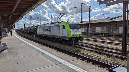 Cargo train at Stralsund