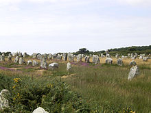 Description de l'image Carnac megalith alignment 4.jpg.