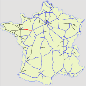 Carte de la route.