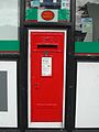 A later EIIR Ludlow at Chapel-en-le-Frith SPO, Derbyshire showing the cast Post Office plate.