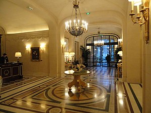 Le hall d'entrée.