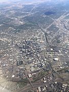 Aerial image of Denver, Colorado in 2016