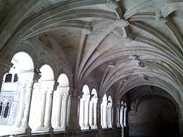 Detalle de la bóveda del claustro de los Obispos.