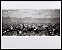 Diorama depicting the 1846 Battle of San Pasqual, by artist Joseph Leland Roop in 1931, at the Natural History Museum, Los Angeles