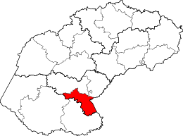 Municipalità locale di Naledi – Mappa