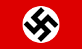 Drapeau du NSDAP puis du Troisième Reich.