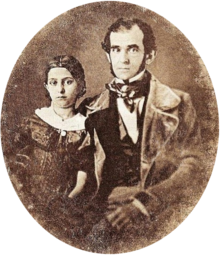 Florencio Varela and his daughter in Montevideo, c.1847