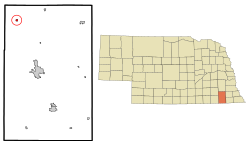 Location of Clatonia, Nebraska