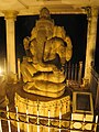 A sculpture of Ganesha protected with a cungkup at the Sultan Mahmud Badaruddin II Museum, Palembang