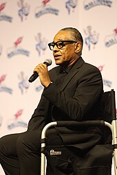 Giancarlo Esposito at the 2021 GalaxyCon in Raleigh, North Carolina.