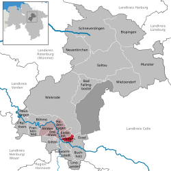 Hademstorf – Mappa