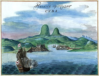 Havana in the 17th century, by Johannes Vingboons (edited by Durova)