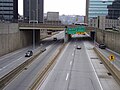 I-579 running through downtown Pittsburgh