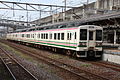 107-100 series set R10 (with no door pocket windows) at Kuroiso Station in August 2009