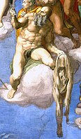Michelangelo's Sistine Chapel depiction.