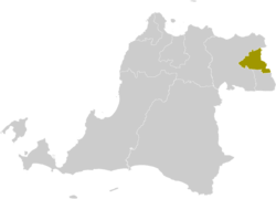 Location within Banten