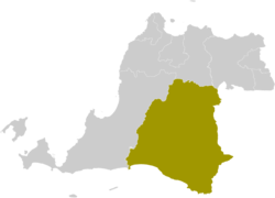 Location within Banten