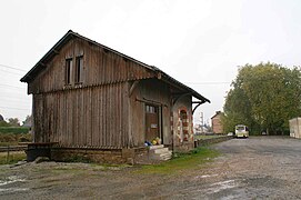 Halle à marchandises.