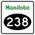 Provincial Road 238 marker