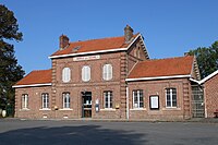 La gare de Marle en 2020.