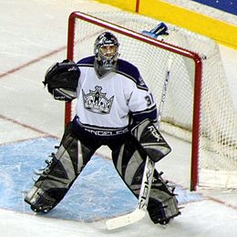 Mathieu Garon avec les Kings de Los Angeles