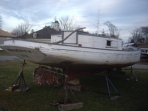 Modesty on display at the Long Island Maritime Museum in January 2008