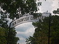 Entrance to New Ebenezer Cemetery