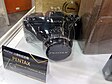 Plastic-wrapped Pentax LX Titanium on display