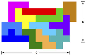 6×10 Pentomino-Muster (Fundamentalbereich)