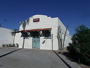 The Merryman Funeral Home was built in 1937 and is located at 817 N. First St. The property was listed in the Phoenix Historic Property Register in November 2005.