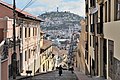 View from the north end of the Old Town, in García Moreno street.