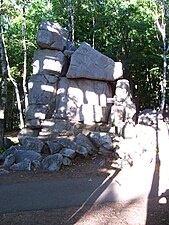 The highest point at Rib Mountain