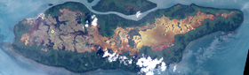 Landsat image de Saibai