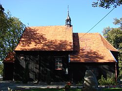 St. Mary's wooden church from the first half of the 17th century.