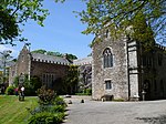 Trewan Hall with attached garden walls