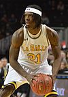 Tyrone Garland with the La Salle Explorers in 2013