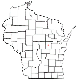 Location of St. Lawrence, Wisconsin