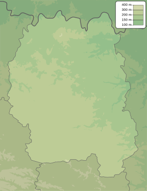 Івницький парк. Карта розташування: Житомирська область