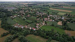 Air view of the village