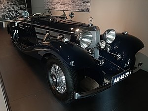 1936 Mercedes-Benz 500K Special Roadster at the Louwman Museum in The Hague, Netherlands